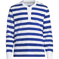 Men's Long Sleeve Slub Henley
