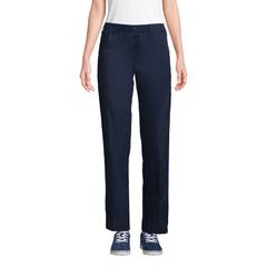 School Uniform Women's Elastic Waist Pull-On Chino Pants