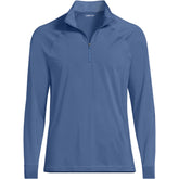 Men's SunShade UPF 50 Cooling Quarter Zip Mock Neck Rash Guard Shirt