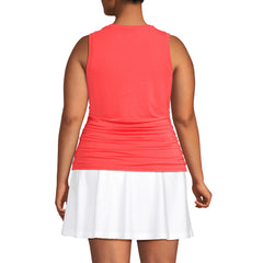 Women's Plus Size Sleeveless Power Performance Fitted Tank