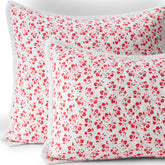 Printed Diamond Double Voile Quilt Sham