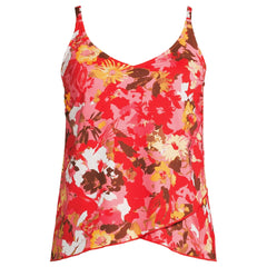 Women's Plus Size Tulip Hem Tankini Top