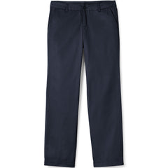 School Uniform Women's Plus Plain Front Blend Chino Pants