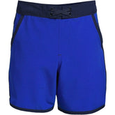 Boys Active Stretch Curved Hem Long Board Short