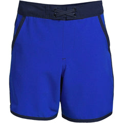 Boys Active Stretch Curved Hem Long Board Short