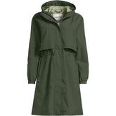 Women's Plus Size Squall Packable Long Raincoat