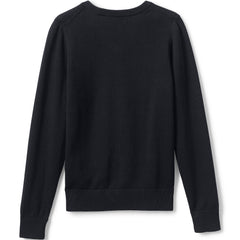 School Uniform Men's Cotton Modal Fine Gauge V-neck Sweater