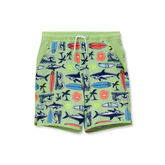 Boys Chlorine Resistant Stretch Hydroliner Sport Swim Trunks