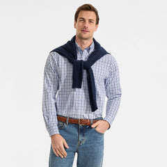 Men's No Iron Supima Cotton Pinpoint Buttondown Collar Dress Shirt
