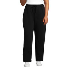 Women's Plus Size Serious Sweats High Rise Relaxed Straight Leg Pants - Set Bottom