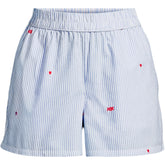Women's Poplin Sleep Boxer Shorts