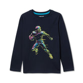 Boys Husky Long Sleeve Graphic Tee