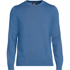 Men's Tall Fine Gauge Cotton Crew Neck Sweater
