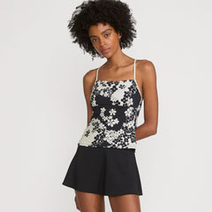 Women's Reversible Scoop Neck Tie Back Tankini Swimsuit Top