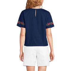 Women's Poplin Eyelet Shirt