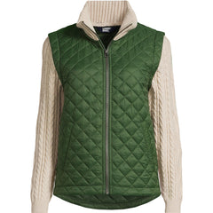 Women's Plus Size Quilted Sweater Hybrid Barn Jacket