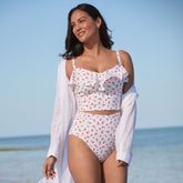 Women's Ruffle Midkini Set