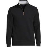 School Uniform Men's French Rib Quarter Zip Pullover Shirt