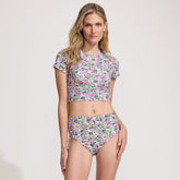 Women's DDD-Cup Tugless Cap Sleeve Midkini Top