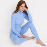 Women's Petite Baselayer Cozy Thermaskin Turtleneck Top