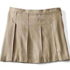 Girls Box Pleat Skirt Above the Knee