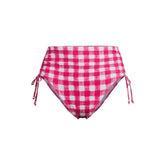 Women's Pique High Waisted Adjustable Bikini Bottoms
