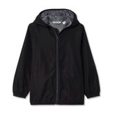 Kids Waterproof Hooded Packable Rain Jacket