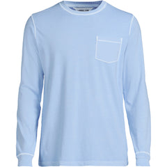 Mens Long Sleeve Pocket Sun Faded Super-T Tee