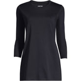 Women's Plus Size 3/4 Sleeve Cotton Supima Tunic