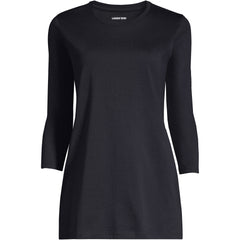 Women's Plus Size 3/4 Sleeve Cotton Supima Tunic
