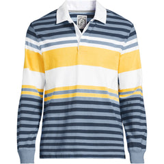 Men's Tall Long Sleeve Stripe Rugby Shirt