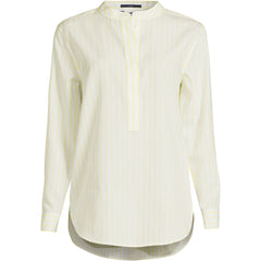 Women's No Iron Banded Collar Popover Shirt