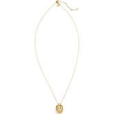 Water-Resistant Long Knot Pendant Necklace