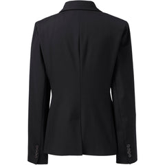 School Uniform Women's Petite Washable Wool Two Button 26 Inch Blazer