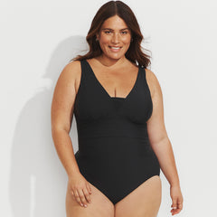 Women's DD-Cup SlenderSuit Grecian Low Leg One Piece Swimsuit