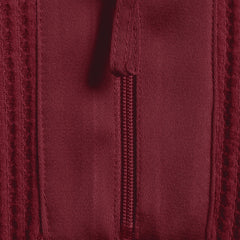 Women's Plus Size Long Sleeve Waffle Quarter Zip Pullover
