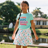Girls Plus Smocked Skort