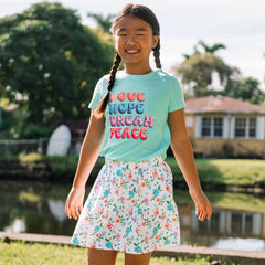 Girls Plus Smocked Skort