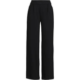 Women's Petite Sport Knit High Rise Pleated Wide Leg Pants