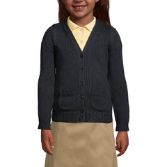 Girls Cotton Modal Button Front Cardigan Sweater