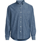 Men's Tall Long Sleeve Chambray Shirt