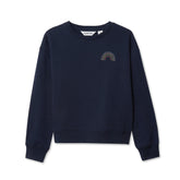 Girls Crew Neck Embroidered Sweatshirt