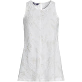 Women's Plus Size Linen Sleeveless Top