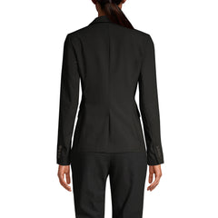 School Uniform Women's Petite Washable Wool Two Button 26 Inch Blazer