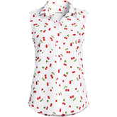 Women's Petite No Iron Sleeveless Shirt