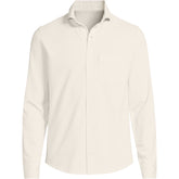 Men's Long Sleeve Knit Travel Kit Oxford Shirt