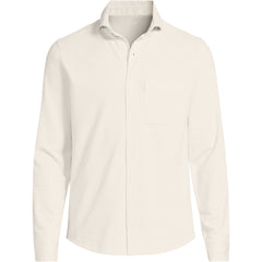 Men's Tall Long Sleeve Knit Travel Kit Oxford Shirt