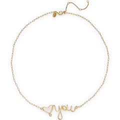 Water-Resistant Love You Necklace