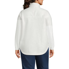 Women's Plus Size Luxe Fleece Quarter Zip