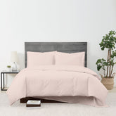 Cannon Solid Cotton Percale Duvet Cover Set